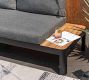 Chattanooga Teak 3-Piece Sectional Set with Coffee Table