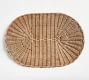 Handwoven Wicker Oval Charger