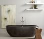 Holas 72&quot; Handcrafted Freestanding Concrete Bathtub