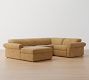Ultra Lounge Roll Arm Leather 5-Piece Reclining Sectional (116&quot;)