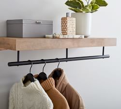 Brighton Closet Shelf With Rail