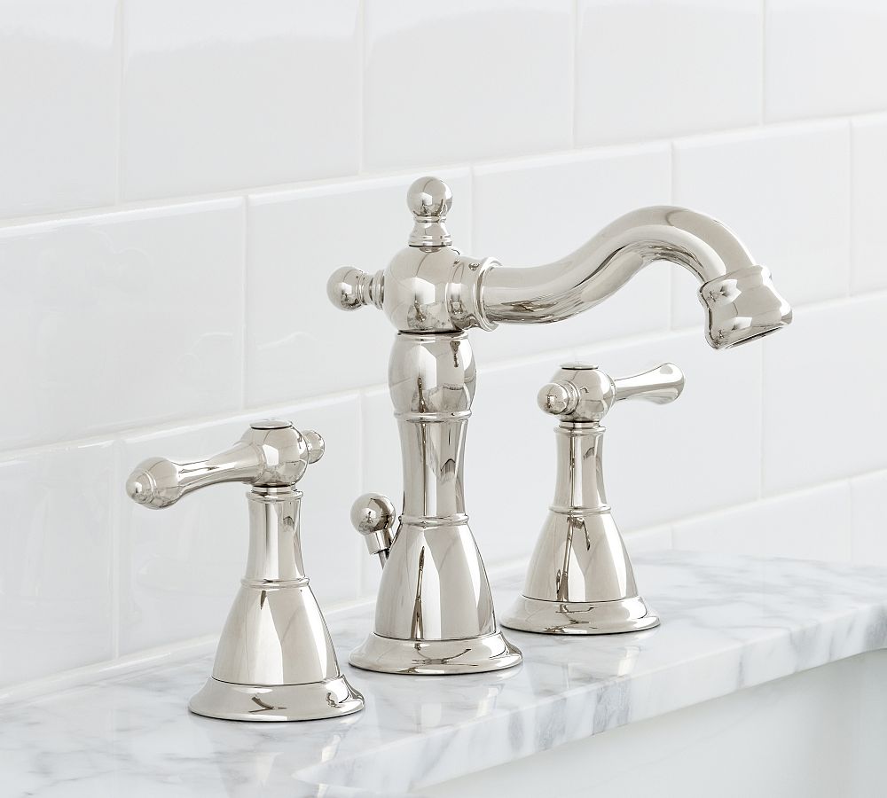 Sutter Lever Handle Bathroom Sink Faucet | Pottery Barn