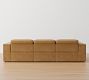 Ultra Lounge Square Arm Leather Modular Sofa (111&quot;)