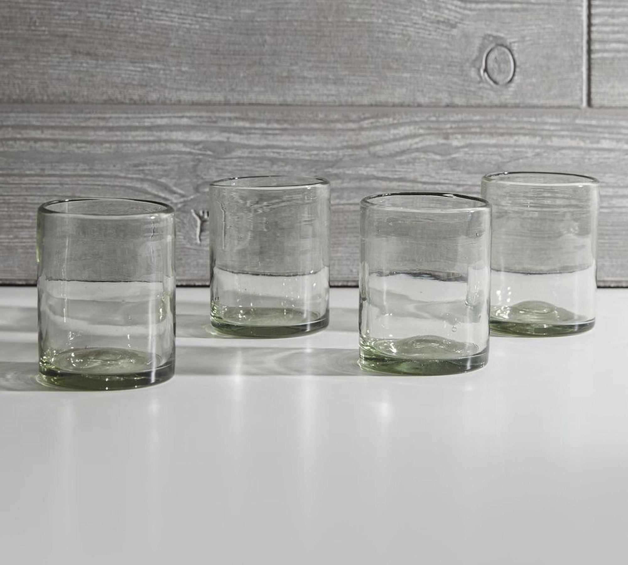 Claro Recycled Glass Drinkware - Set of 4