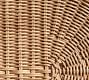 Handwoven Wicker Oval Charger