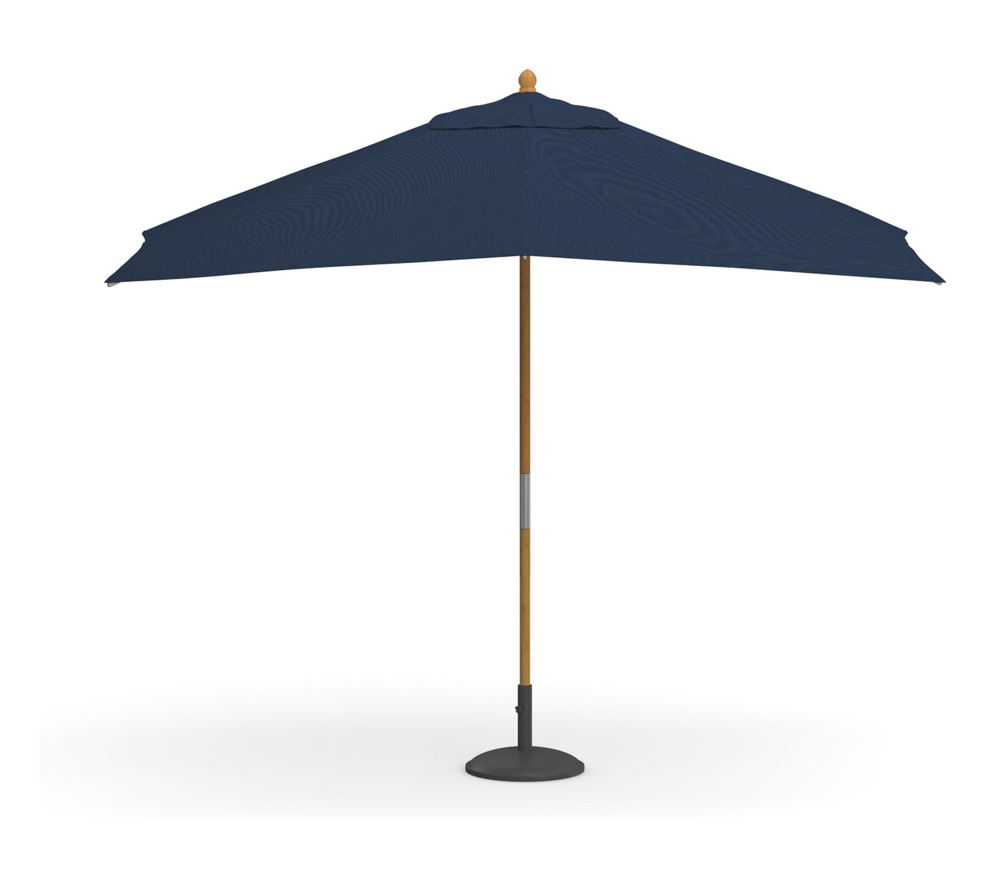 10' Rectangular Outdoor Patio Umbrella – Teak Frame​