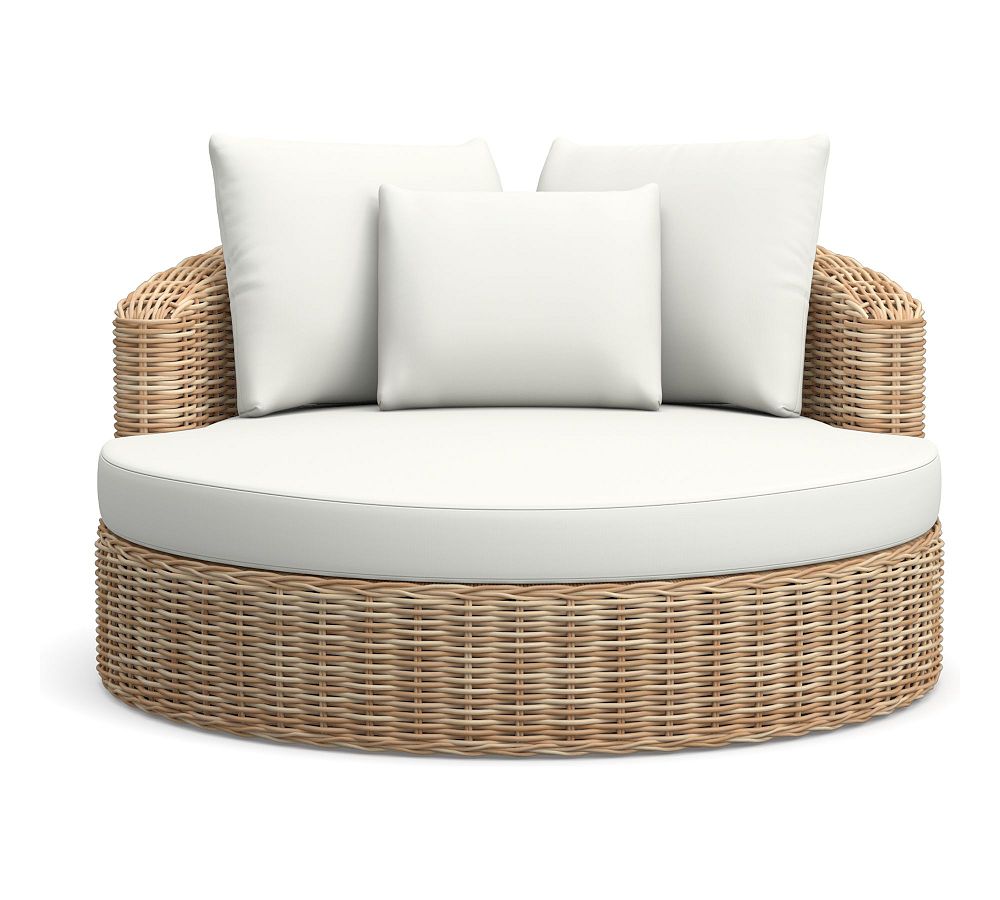 Huntington Round Daybed Cushion Slipcover