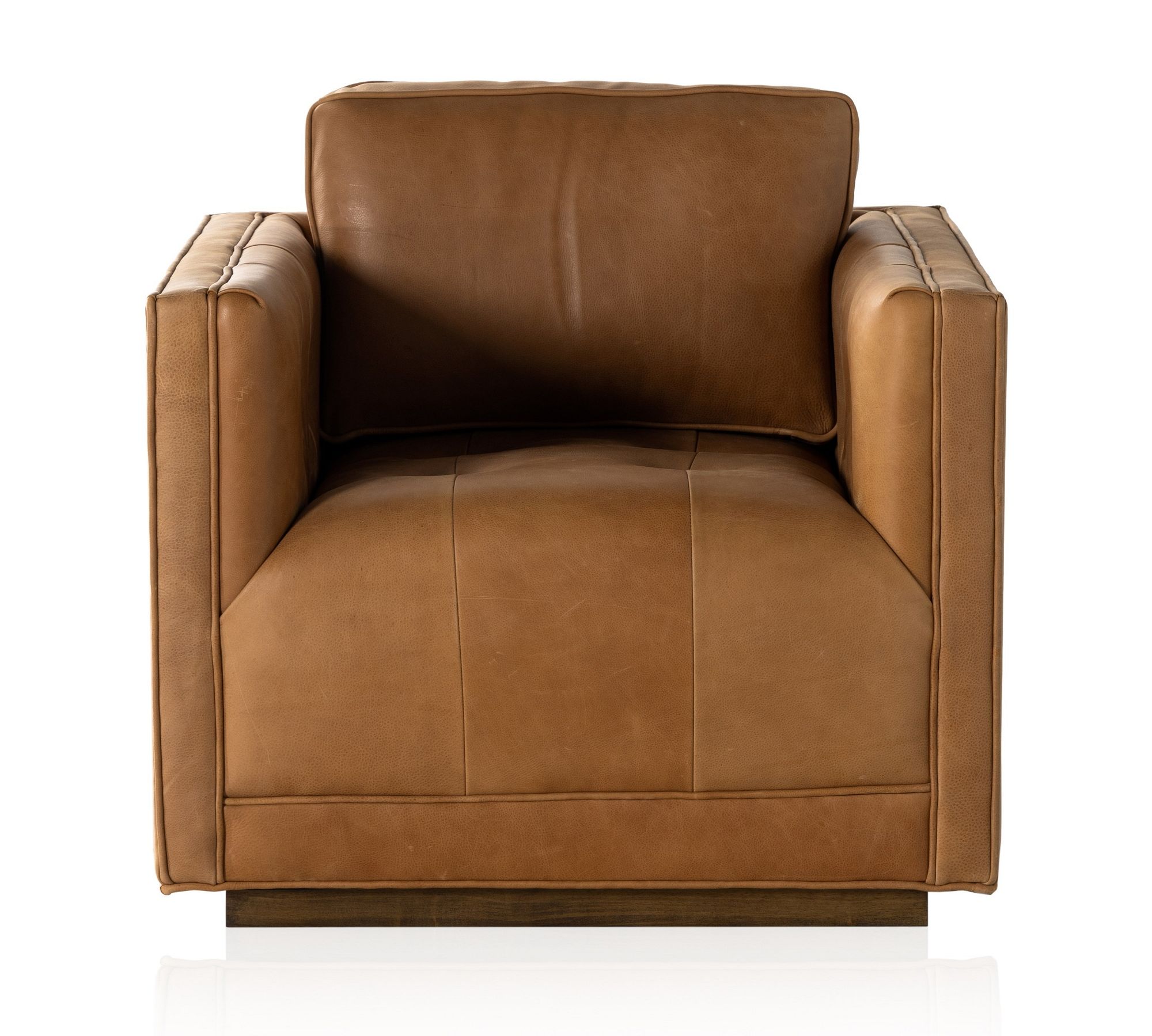 Phoebe Leather Swivel Chair
