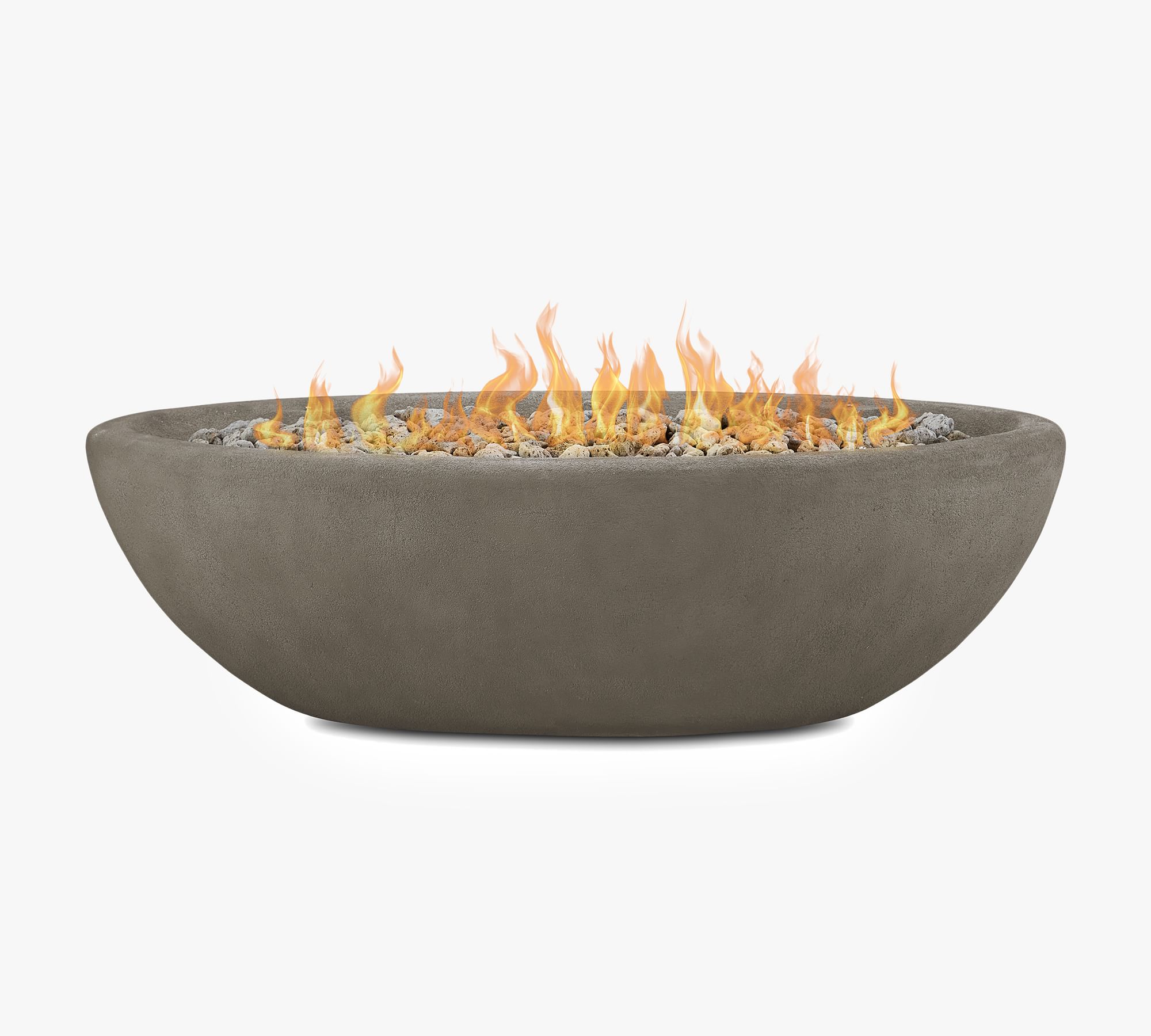 Blackwell 58" Oval Concrete Propane Fire Pit