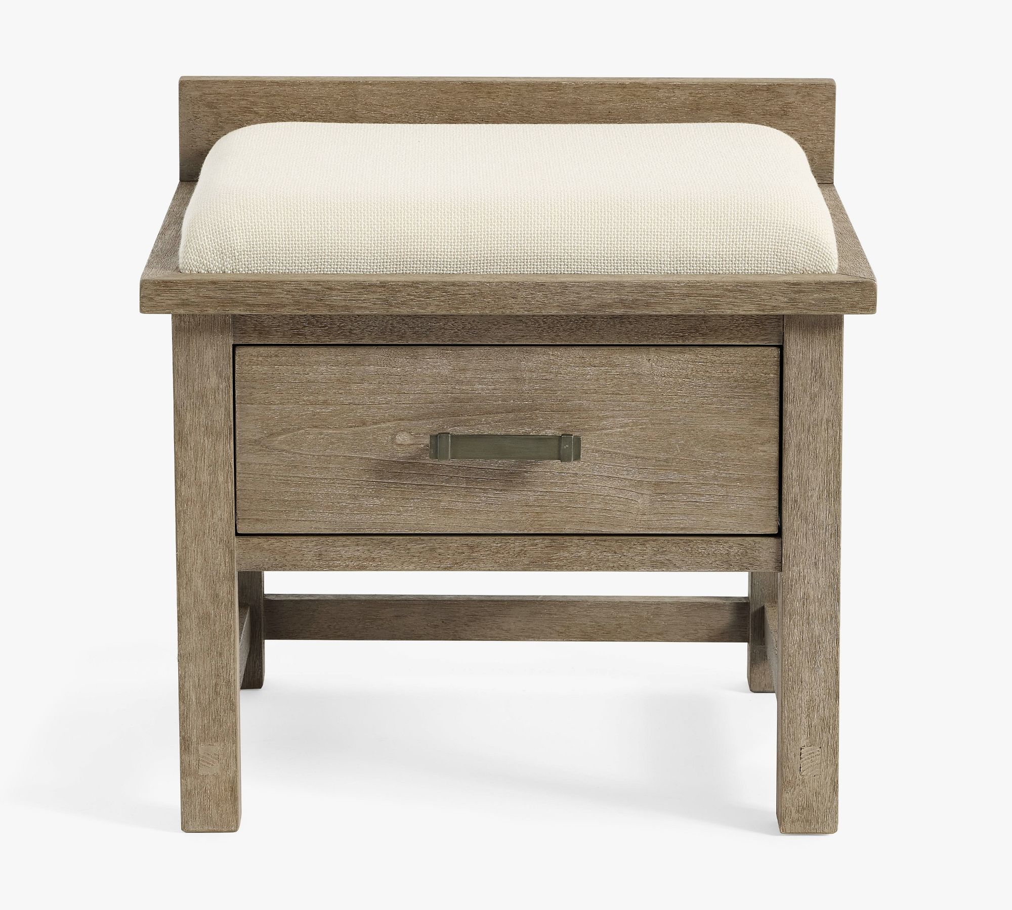 Farmhouse Upholstered Dresser Seat by Michael Graves Design