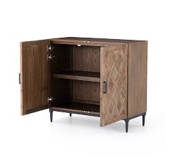 Parquet Wood Cabinet Buffet (39&quot;)