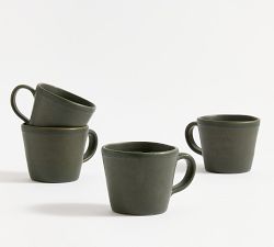 Larkin Reactive Glaze Stoneware Mugs