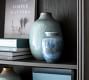 Blue Ombre Reactive Glazed Vase