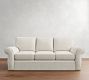 Pearce Roll Arm Slipcovered Sleeper Sofa with Memory Foam Mattress (89&quot;)