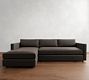 Jake Modular Leather Chaise Sectional (111&quot;&ndash;120&quot;)