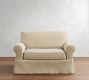 Buchanan Roll Arm Slipcovered Twin Sleeper Sofa with Memory Foam Mattress (56&quot;)