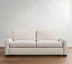 Turner Square Arm Sleeper Sofa with Memory Foam Mattress (84&quot;)