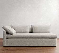 Dream Lounge Slim Arm Sectional Component Replacement Slipcovers Pottery Barn