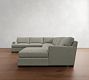 Townsend Square Arm 4-Piece Chaise Sectional (143&quot;)
