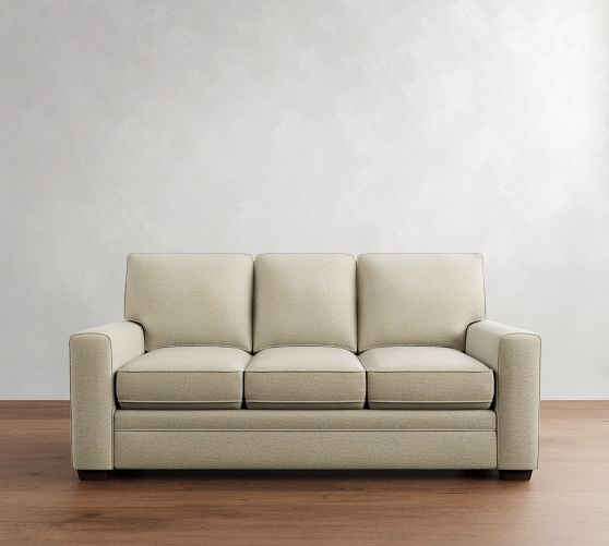 Pearce Square Arm Fabric Sleeper Sofa with Memory Foam Mattress ...