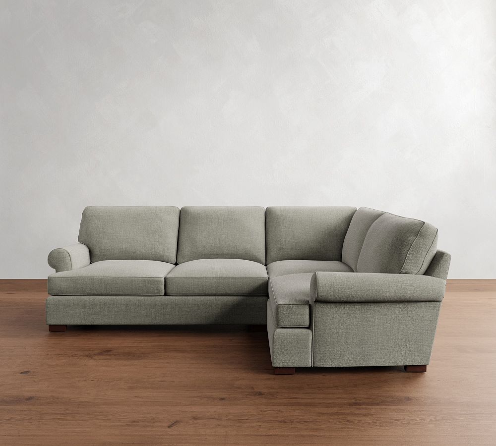 Townsend Roll Arm 3-Piece Sectional (114&quot;)
