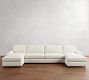 PB Comfort Roll Arm Double Chaise Sectional (135&quot;&ndash;170&quot;)