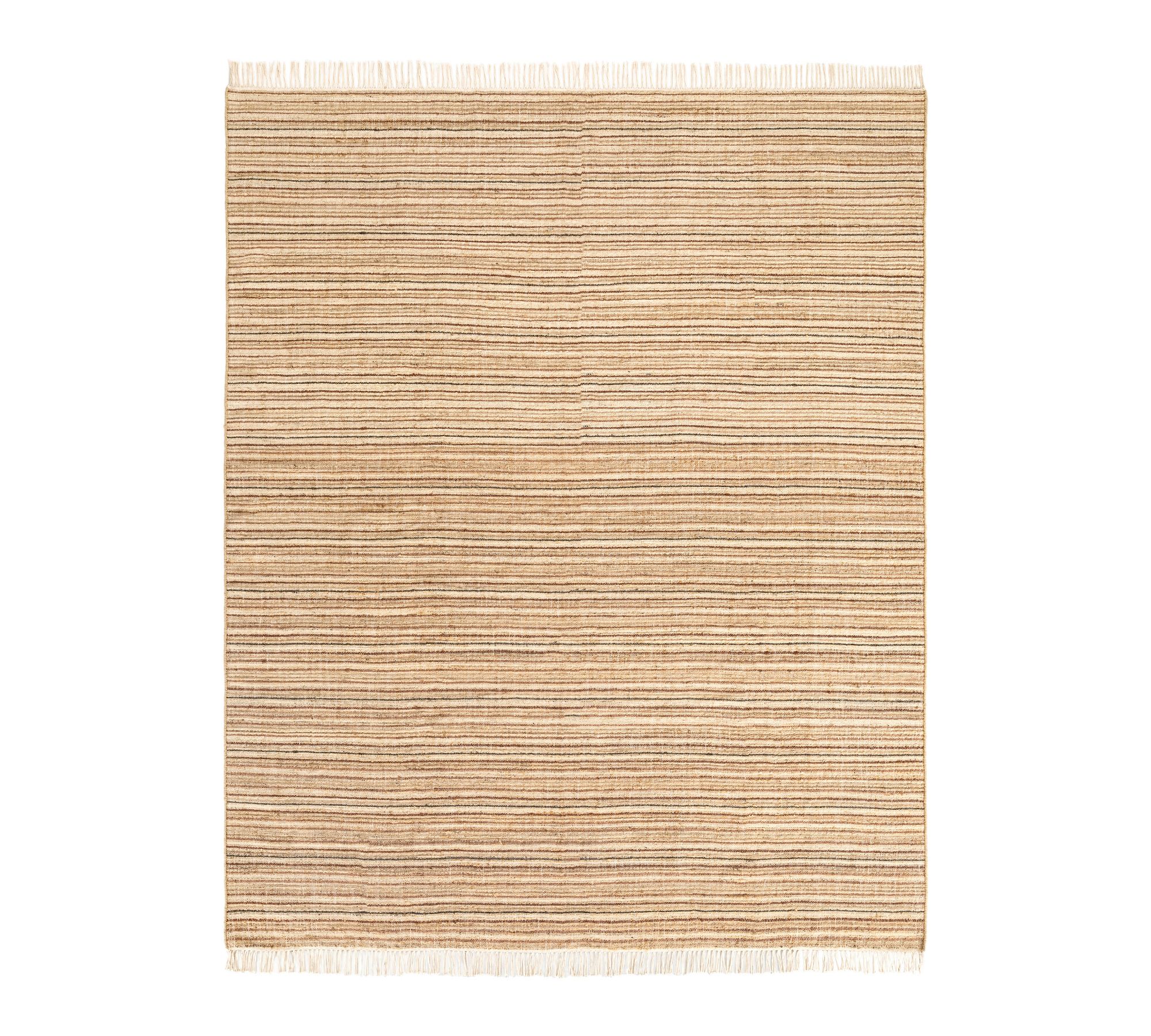 Cole Handwoven Wool Jute Striped Rug