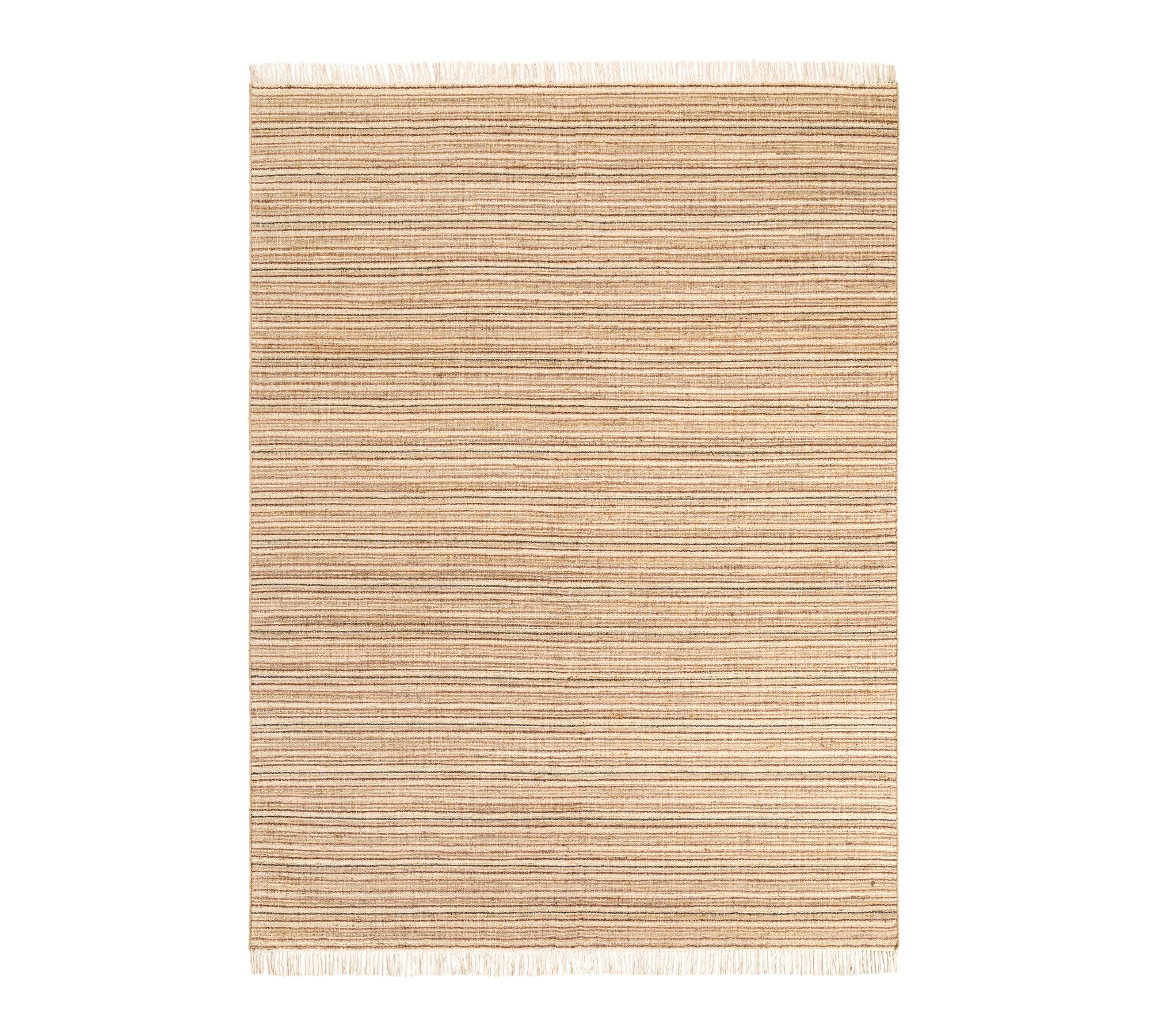 Cole Handwoven Wool Jute Striped Rug