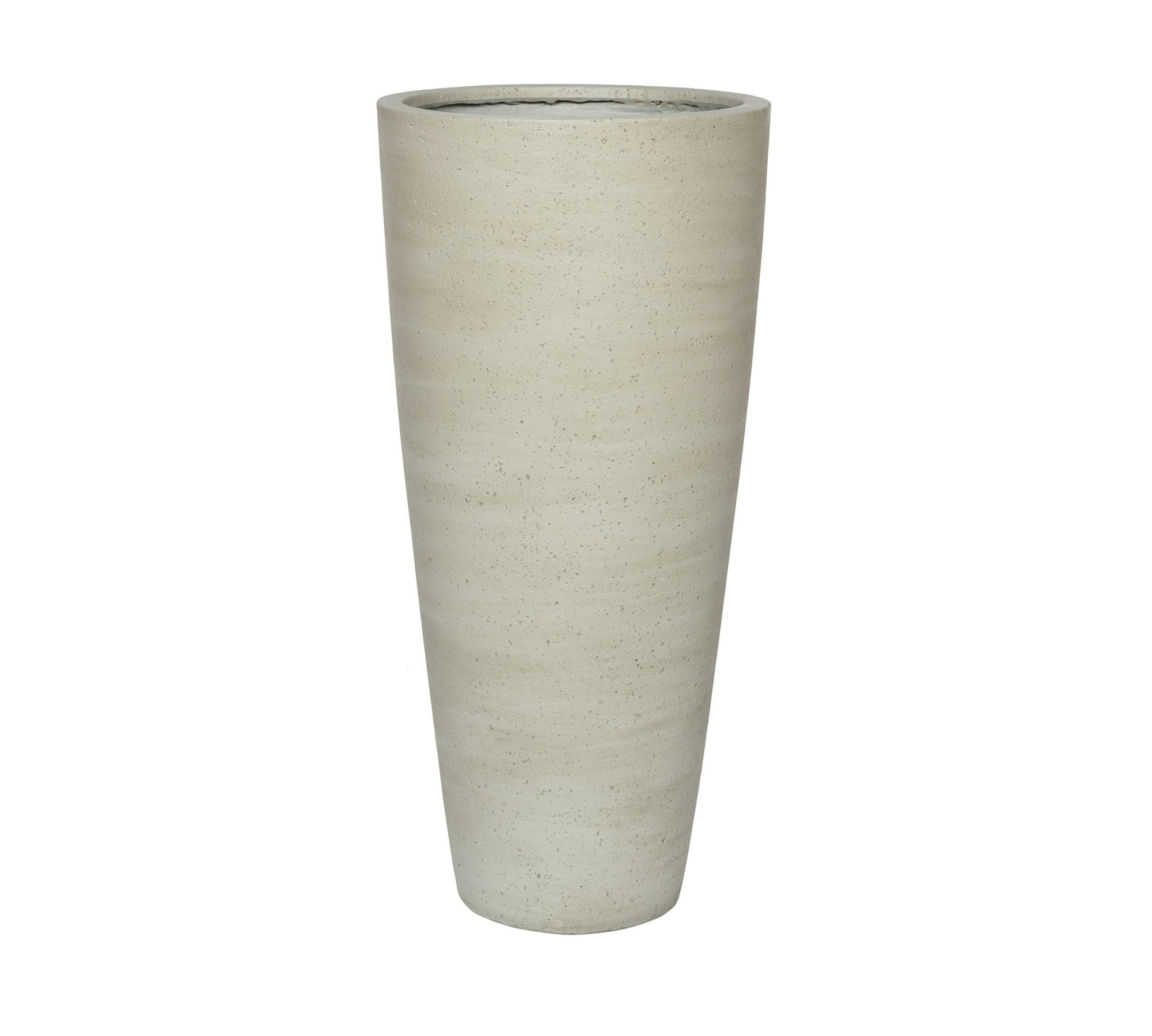 Lightweight Tall Tapered Cylinder Ficonstone Planter