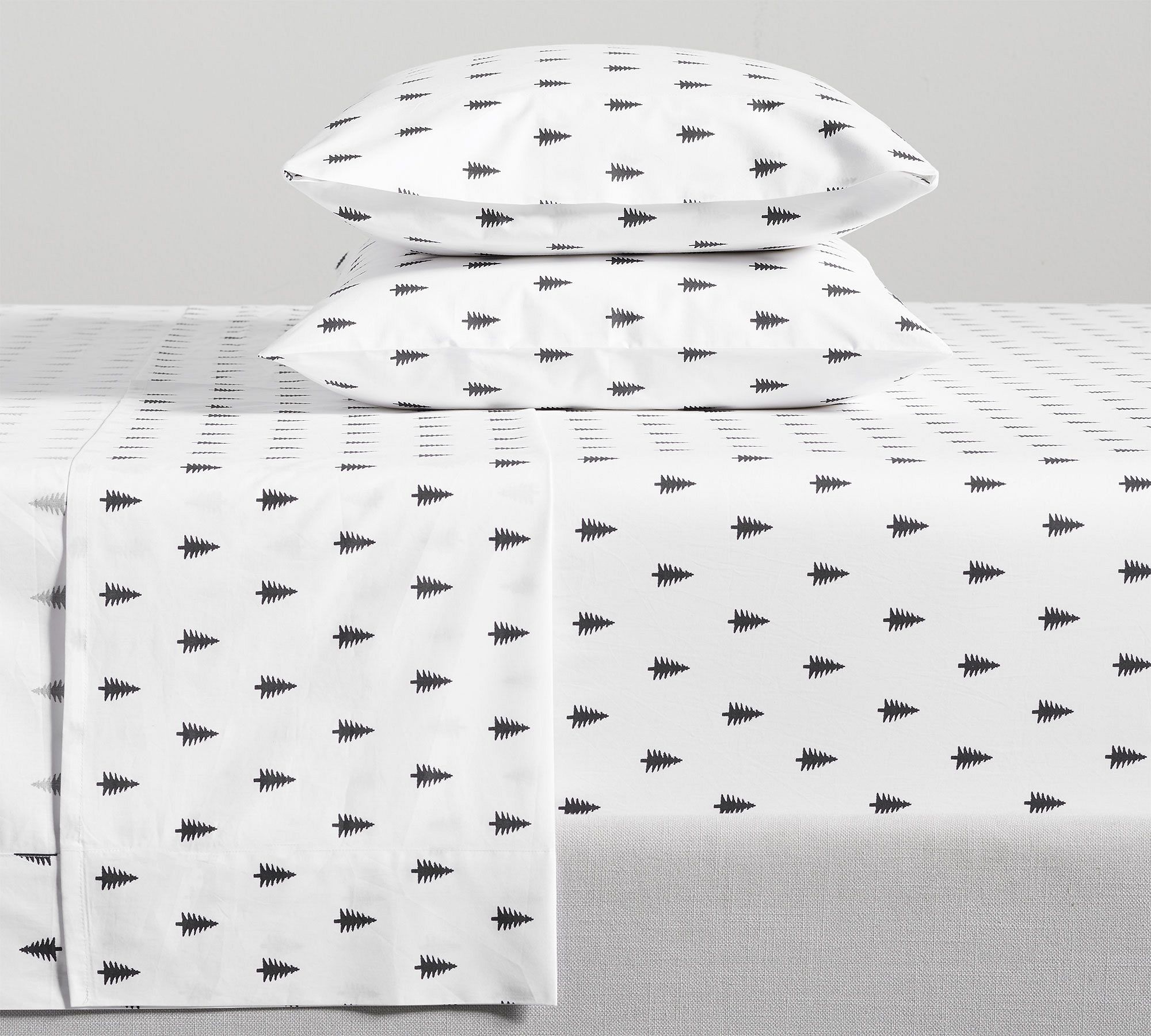 Pine Tree Percale Sheet Set