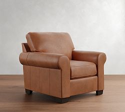 Buchanan Roll Arm Leather Chair