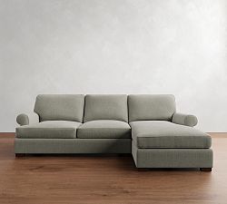 Townsend Roll Arm Chaise Sectional (110&quot;)