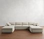 Dream Wide Arm Modular Double Chaise Sectional (154&quot;)