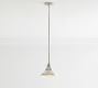 Curved Metal Bell Pole Pendant