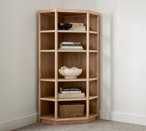 Pacific Corner Bookcase | Pottery Barn