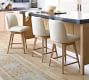 Layton Upholstered Swivel Stool