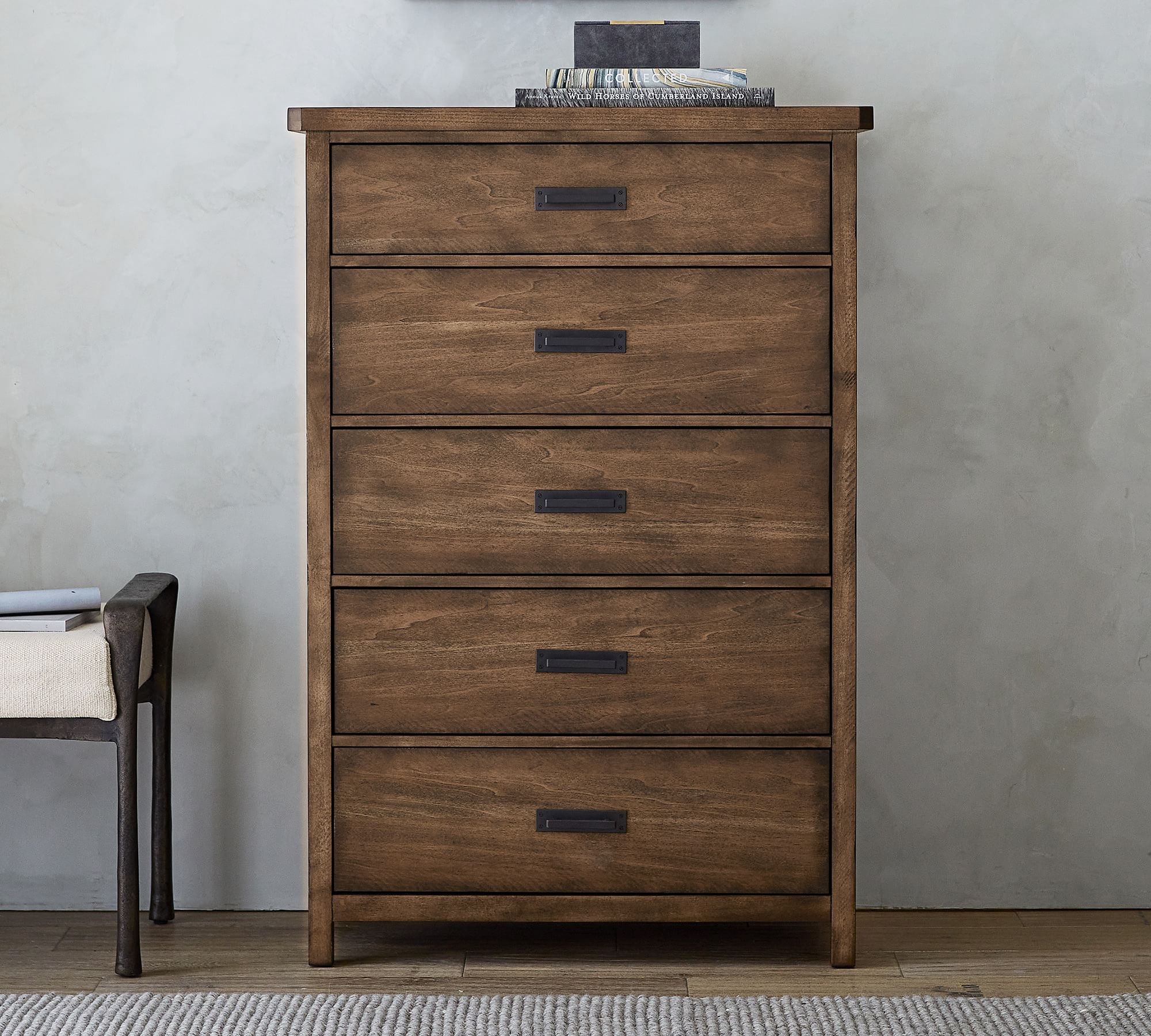 Mateo 5-Drawer Tall Dresser (32")