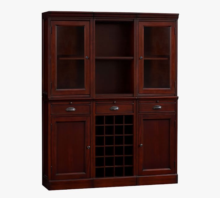 Pottery barn modular wine bar sale