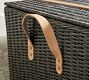 Austin Woven Basket Collection - Distressed Black