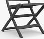 Indio Metal Folding Outdoor Bistro Chair, Slate