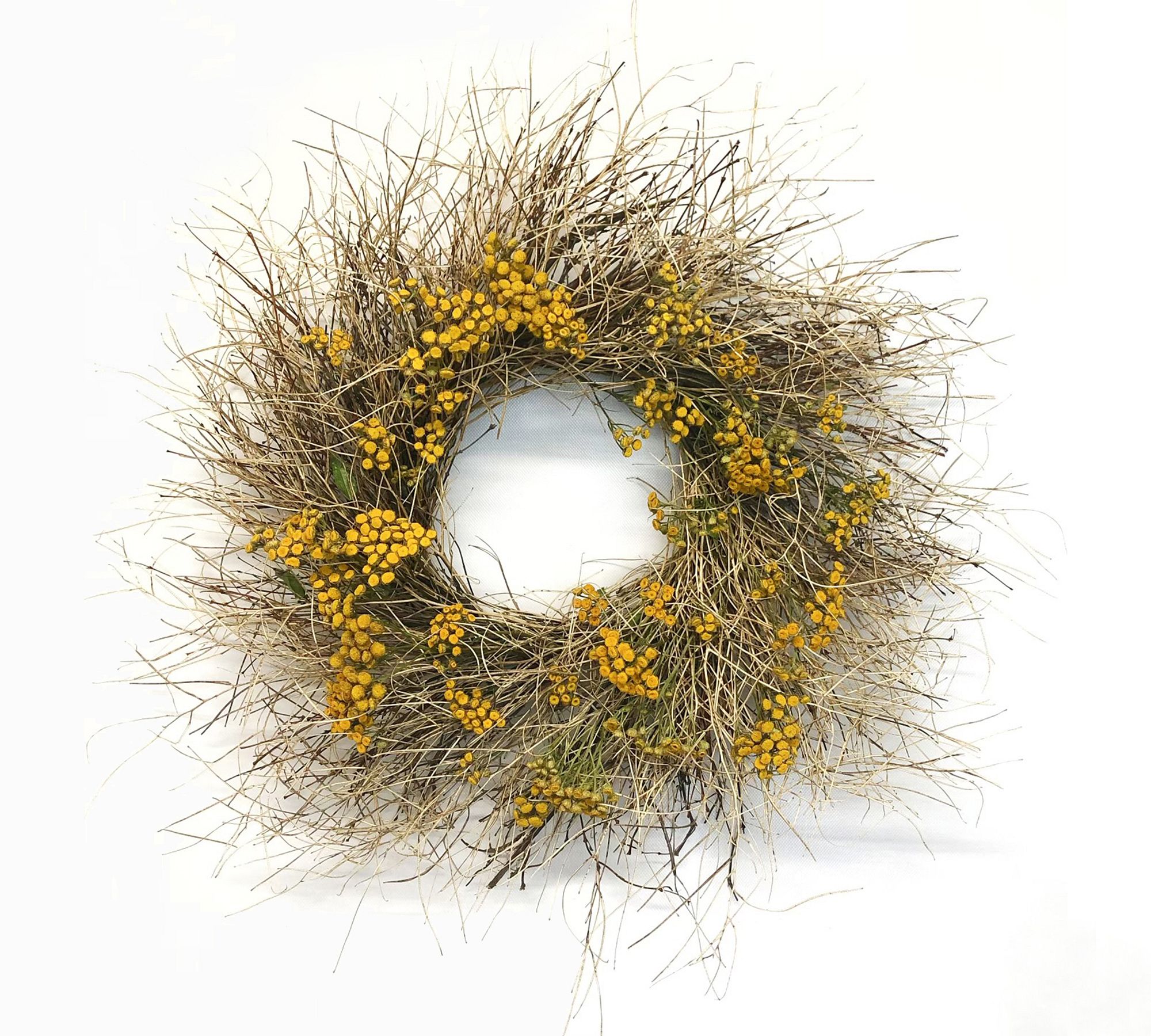 Dried Open Prairie Wreath