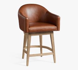 Gideon Leather Stool