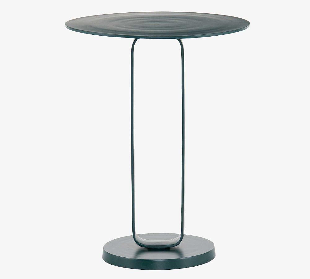 Charlesbourg Round Metal End Table (17.5&quot;)