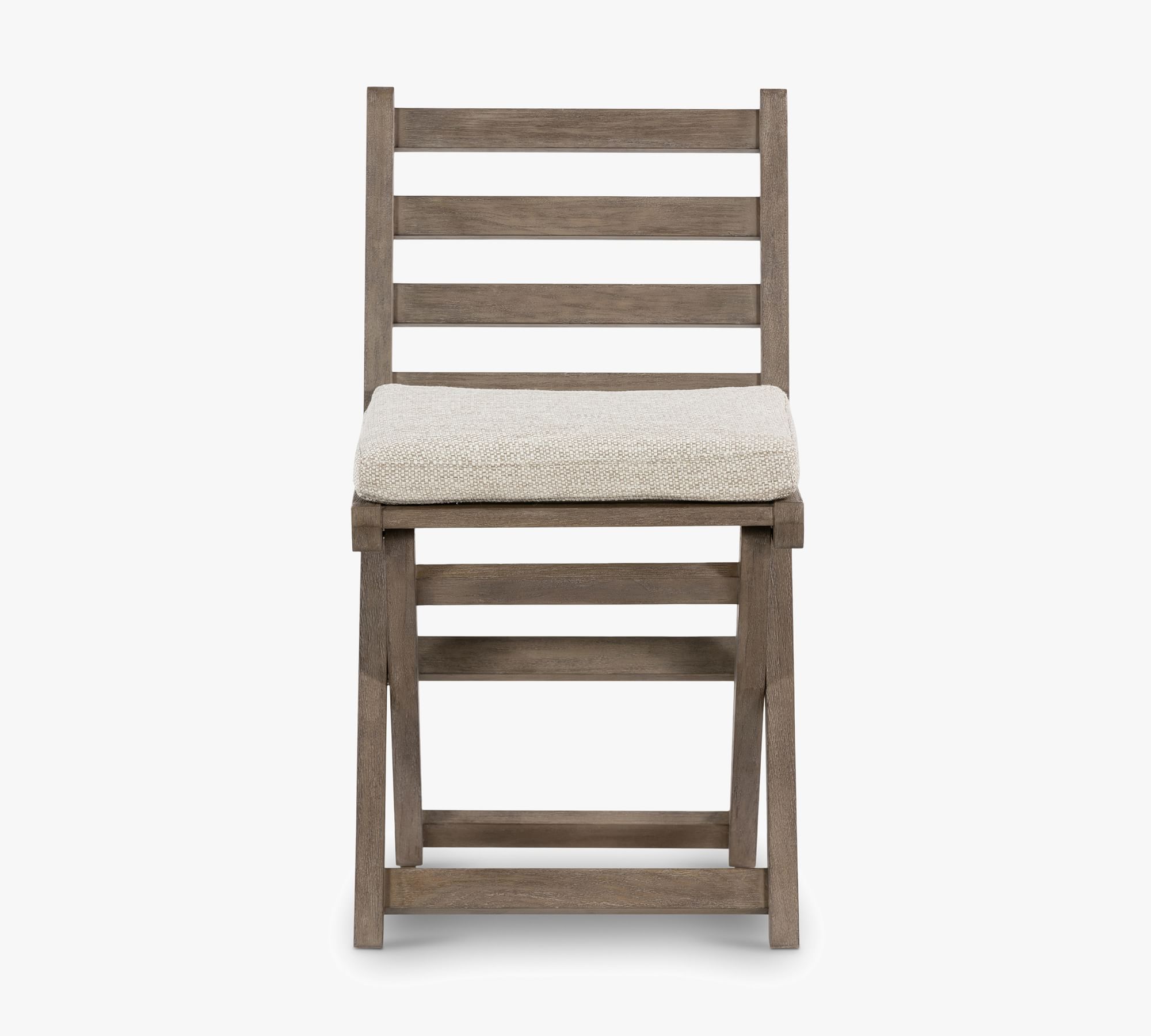 Raylan Teak Outdoor Folding Chair with Cushion