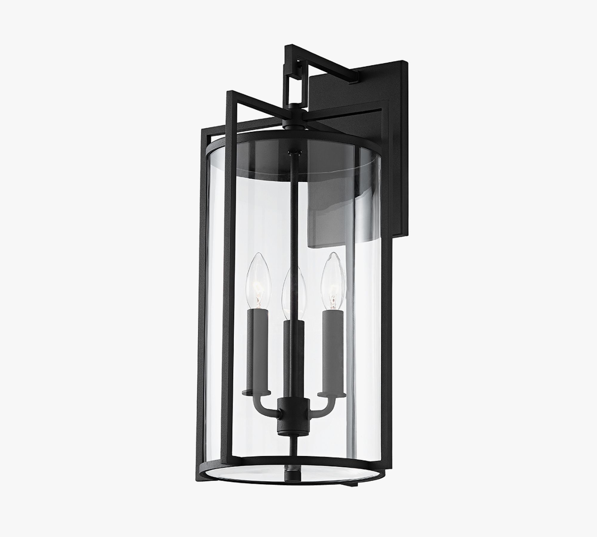 Pryce Outdoor Metal 3-Light Sconce (22")