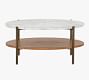 Modern Oval Marble Coffee Table