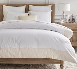 Pottery Barn Monique Lhuillier Metallic hotsell Stardust Organic Duvet Cover