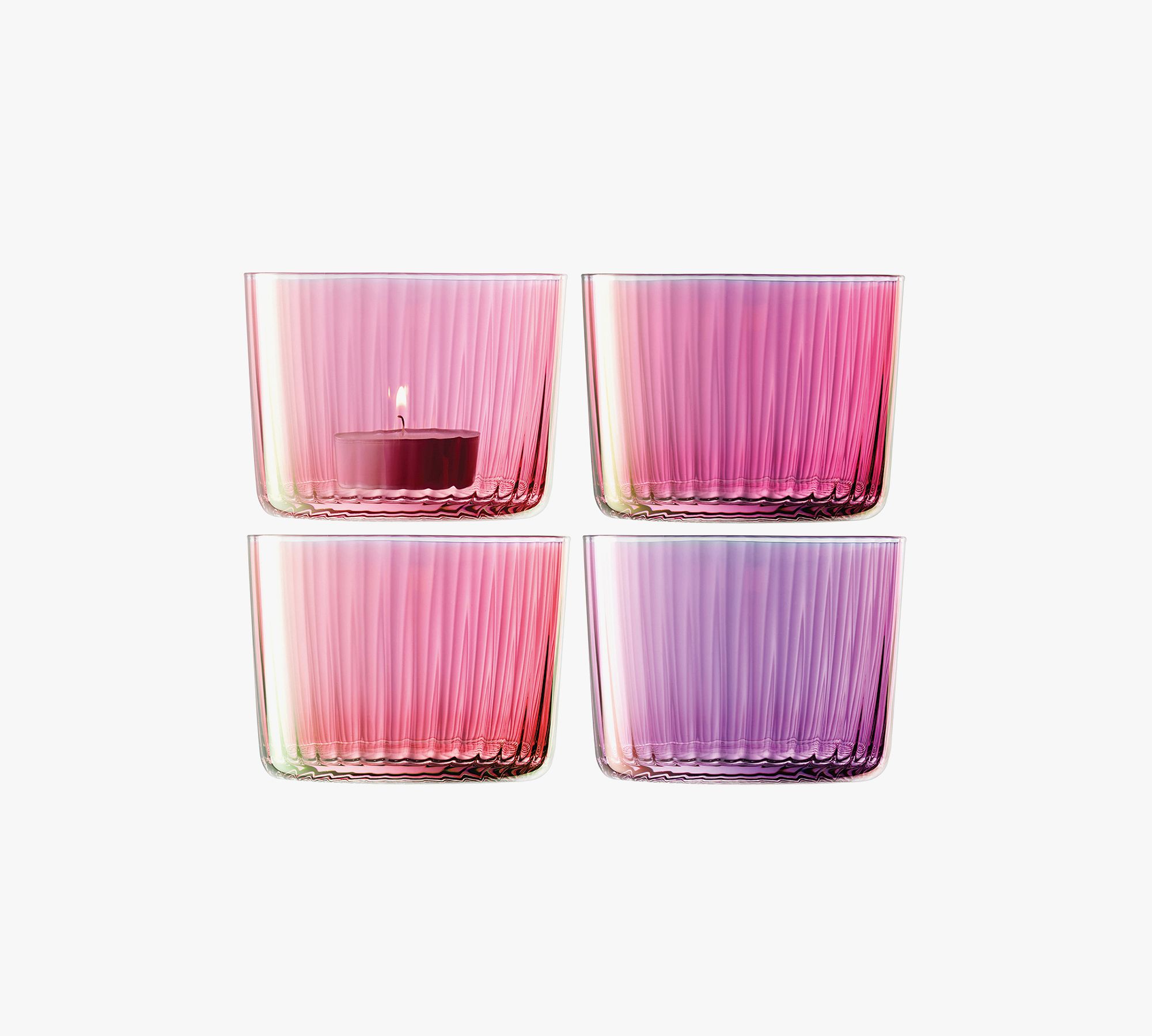 Gems Tealight Candleholders - Set of 4