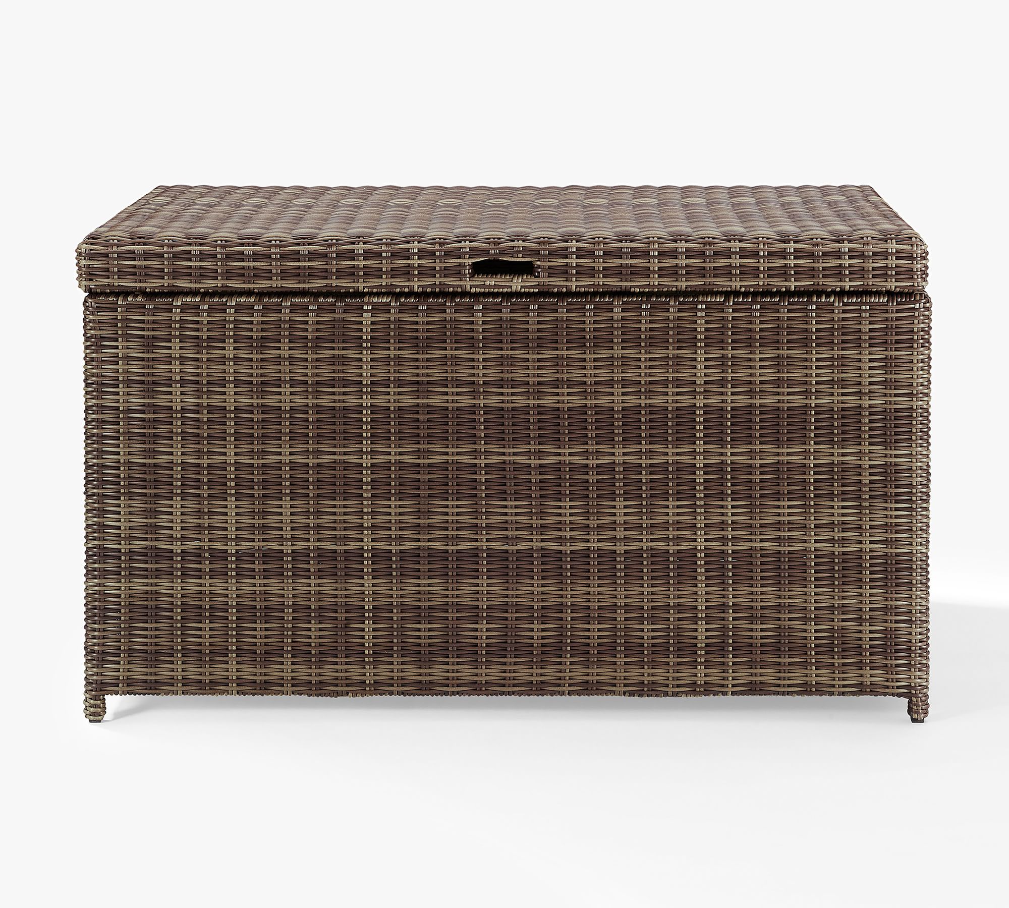 Jammie Outdoor Wicker Pool Storage Bin