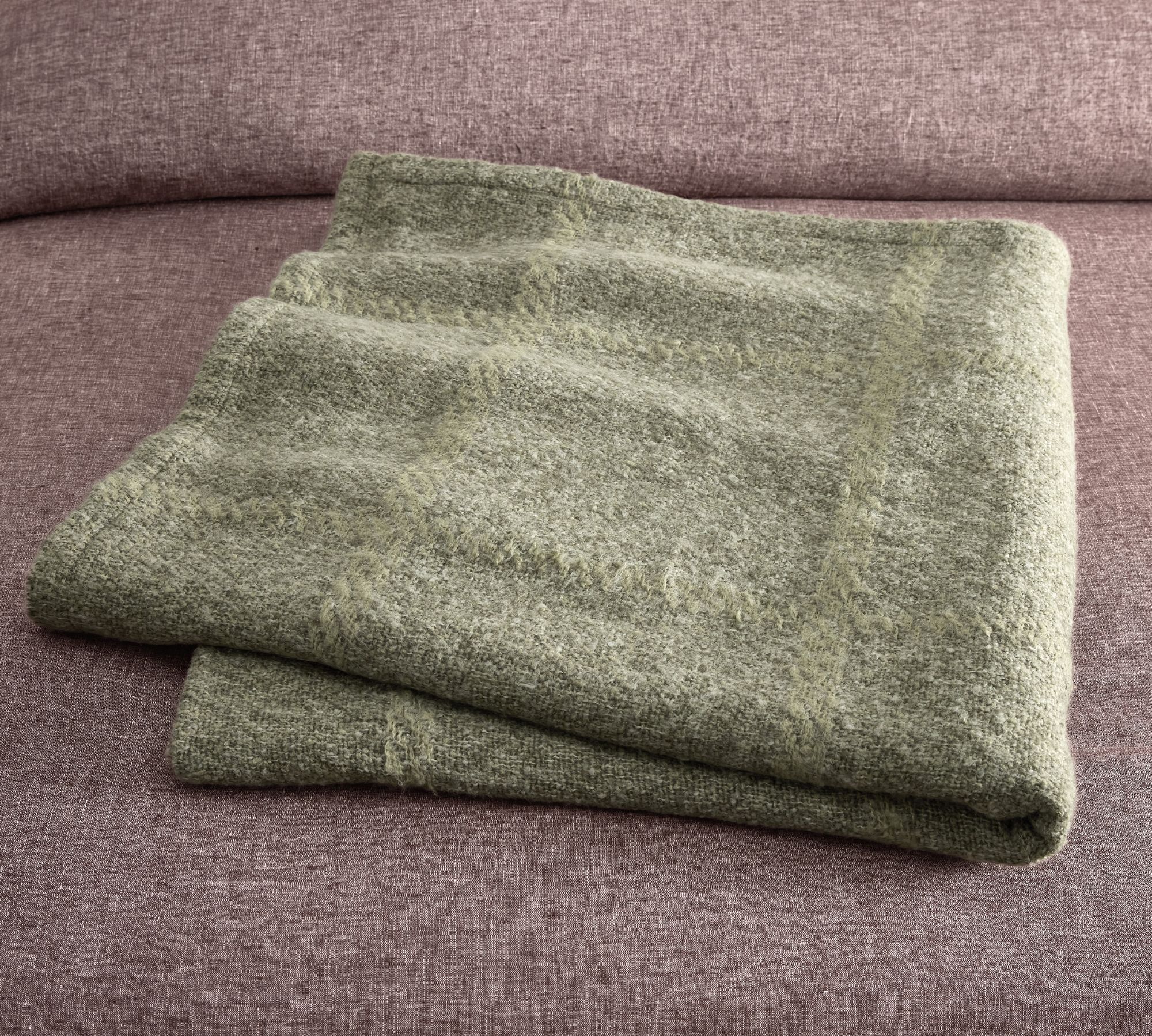 Soft Woven Reversible Windowpane Blanket